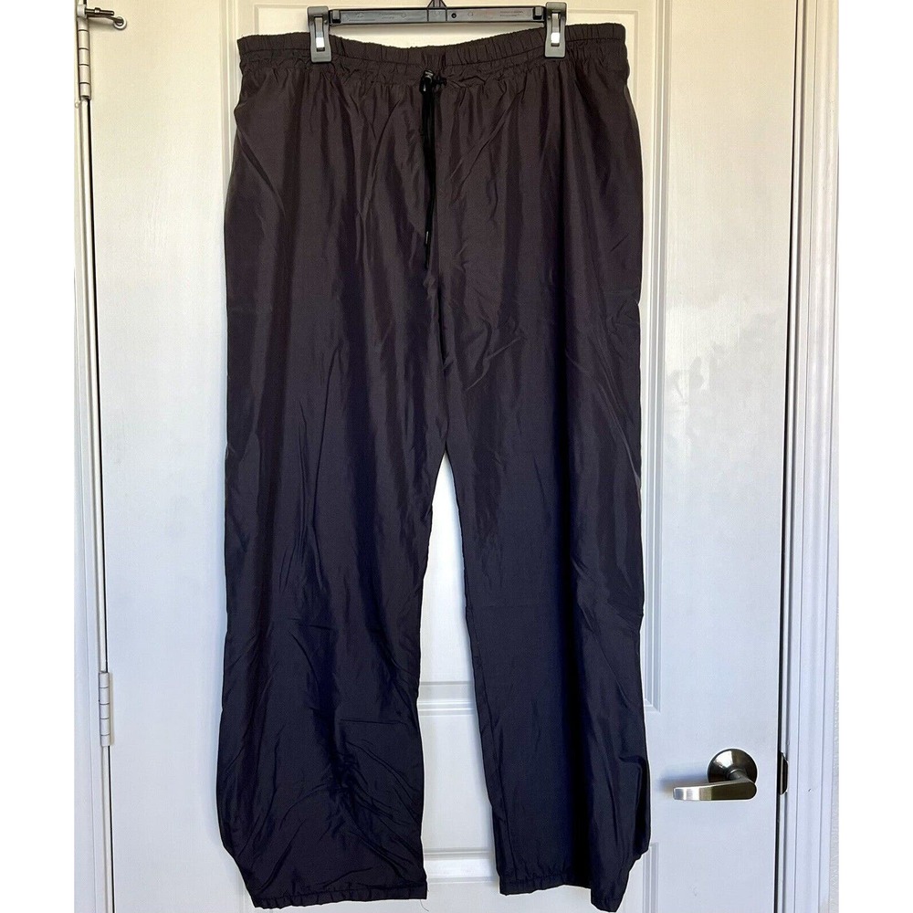 Vintage Walls Water-Pruf Advantage Black Nylon Rain Pants Men's Large 36-38